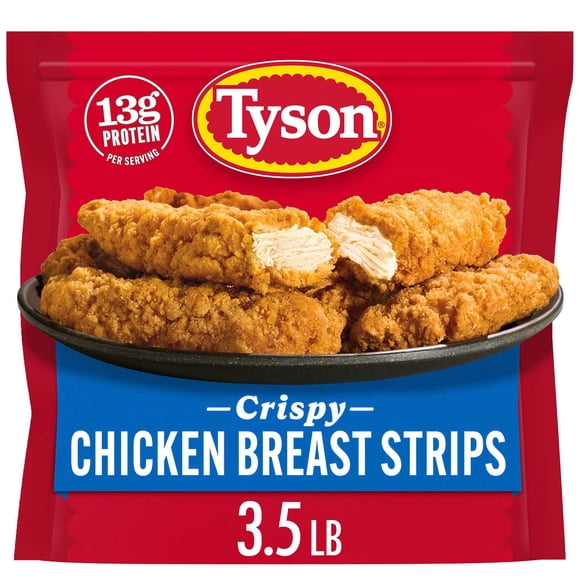 Tyson Crispy Chicken Breast Strips, Frozen, 3.5 lbs.