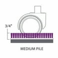 thumbnail image 4 of ES Robbins EverLife Chair Mats for Medium Pile Carpet With Lip, 36" x 48", Clear, 4 of 8