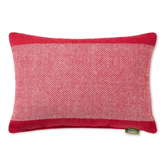 Town & Country Terra Alara Solid Border Decorative Pillow