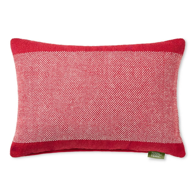 Town & Country Terra Alara Solid Border Decorative Pillow