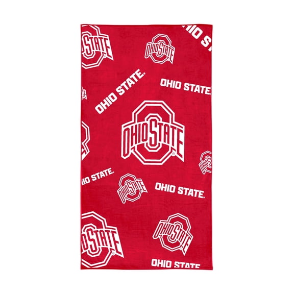 Logo Brands Ohio State Buckeyes 38"x72" Beach Towel