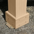 thumbnail image 9 of Yardistry All-Cedar Meridian Gazebo with Aluminum Roof, Choose Size, 9 of 9