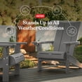 thumbnail image 5 of Keter Seabrook Modern Adirondack Chair with Integrated Cupholder, 5 of 14
