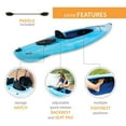 thumbnail image 4 of Lifetime Cruze 100 Sit-In Kayak Sky Fusion, 2-Pack, 4 of 16