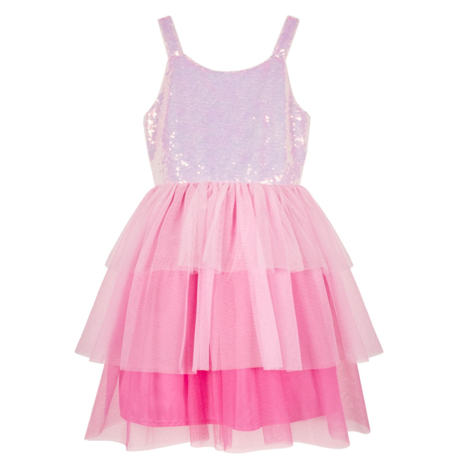 zunie sequin party dress Zunie Girls Sleeveless Sequin tulle skirt DRESS(CHAMPAGNE 14)NWT