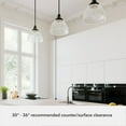 thumbnail image 6 of Hunter Cypress Grove with Clear Holophane Glass 1 Light Pendant Ceiling Light Fixture, 6 of 8