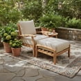 thumbnail image 5 of Cambridge Casual Sonoma Teak Deep Seating Patio Set, 7pc, 5 of 9