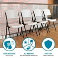 thumbnail image 4 of Lifetime Commercial Grade Contoured Folding Chair, Assorted Colors 4 Pack, 4 of 12