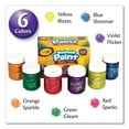 thumbnail image 2 of Crayola Washable Glitter Paint, Assorted Classic Colors, 2 oz Bottle, 6/Pack, 2 of 10