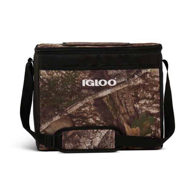 Igloo 28 Can Capacity Square Soft Side Cooler, Realtree Camouflage