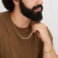 thumbnail image 6 of Beveled Mariner Chain Link Necklace in 14K Gold, 6 of 7