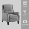 thumbnail image 2 of Drexel Ashland Fabric Hi-Leg Pushback Recliner, 2 of 10