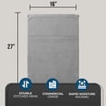 thumbnail image 2 of Simpli-Magic Quick Dry Lightweight Cotton Hand Towels – Multi-Use Wash Towels, 16” x 27” Assorted Packs, 2 of 6