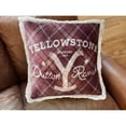 thumbnail image 2 of Yellowstone 20" x 20" Double Sided Woven Pillow, 2 of 6