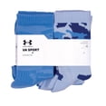 thumbnail image 6 of Under Armour Kids 6-Pack Sport Crew Sock, 6 of 7