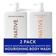thumbnail image 1 of Native Nourish Body Wash, Vanilla Pack, 34 fl. oz., 2 pk., 1 of 9