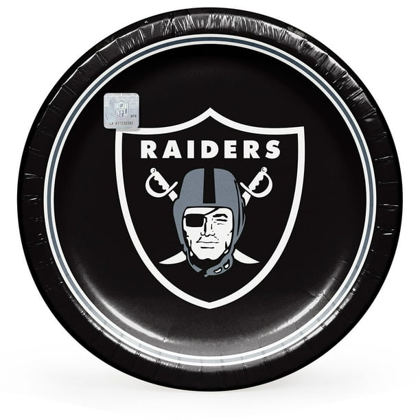 NFL Round Paper Plates, 10