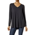 thumbnail image 1 of Hue Women's Long Sleeve Tunic T-Shirt, 1 of 6