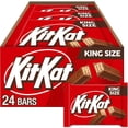 thumbnail image 1 of KIT KAT Milk Chocolate Wafer Candy, King Size, 3 oz., 24 pk., 1 of 9