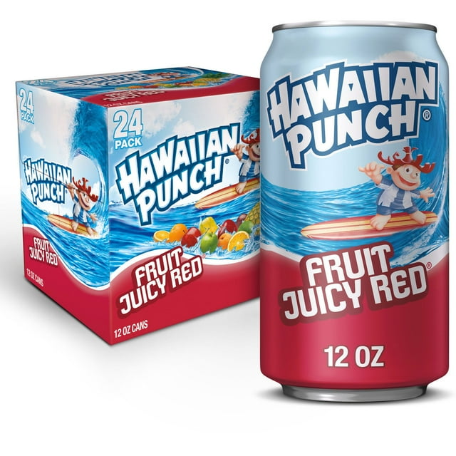 Hawaiian Punch Fruit Juicy Red, 12 fl. oz., 24 pk.