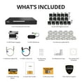thumbnail image 9 of Defender AI POWERED Sentinel 4K Ultra HD Wired 16 Channel PoE NVR Security System with 16 Metal Cameras 2TB HDD, 9 of 9