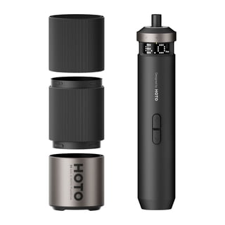 HOTO PixelDrive Cordless Electric Screwdriver Set with Smart Display, 30 Bits & LED Light