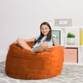 thumbnail image 5 of Comfy Sacks Kids 3’ Memory Foam Bean Bag Chair, Choose Color, 5 of 6