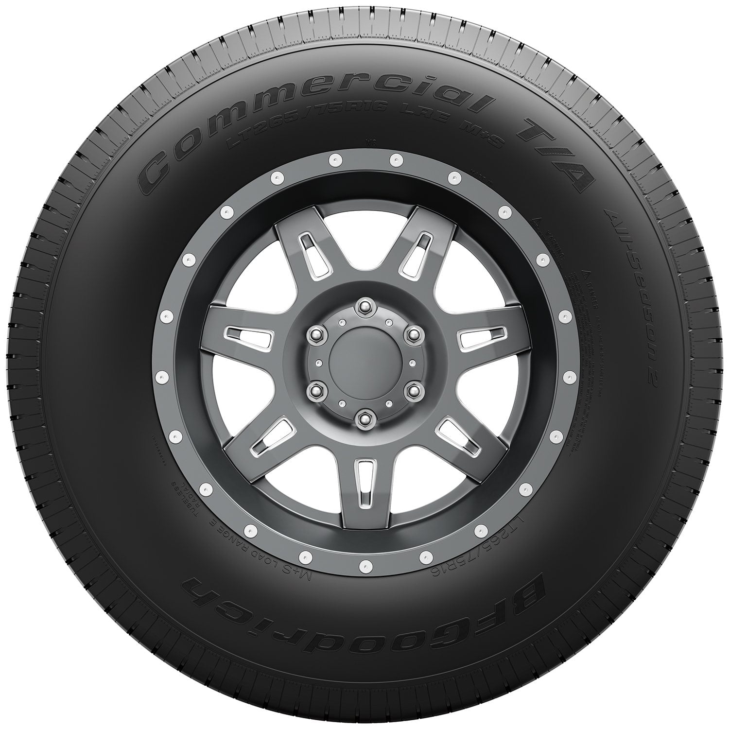 BFGoodrich Commercial T/A A/S2 - LT225/75R16/E 115R Tire