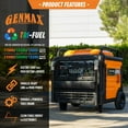 thumbnail image 2 of 17,000/13,500-Watt Tri Fuel Electric Start Inverter Generator with 760CC Engine OHV Engine - GM17000ietc, 2 of 9