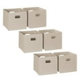 thumbnail image 1 of RiverRidge Folding Bins Cube Storage Cubbies, Set of 6 Playroom Organizers, 1 of 6