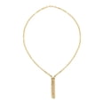 thumbnail image 1 of Solid Tassel Lariat Necklace in 14K Yellow Gold, 1 of 8