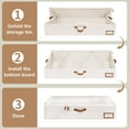 thumbnail image 5 of We Think Storage Collapsible Under Bed Fabric Storage Bin, Set of 2, 5 of 15