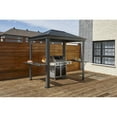 thumbnail image 1 of Sojag Mykonos Aluminum and Steel Outdoor Grill Shelter, Dark Gray 5' x' 8, 1 of 4