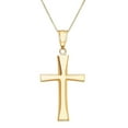 thumbnail image 4 of Cross & 0.01 CT.T.W. Diamond Accent Pendant Necklace in 14K Gold, 4 of 6