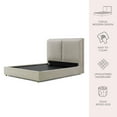 thumbnail image 2 of details by Becki Owens Harper Upholstered Bed Frame, Assorted Colors & Sizes, 2 of 15