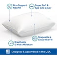 thumbnail image 3 of Sealy Dreamlife 2-Pack Down-Alt Bed Pillow, Assorted Sizes, 3 of 8