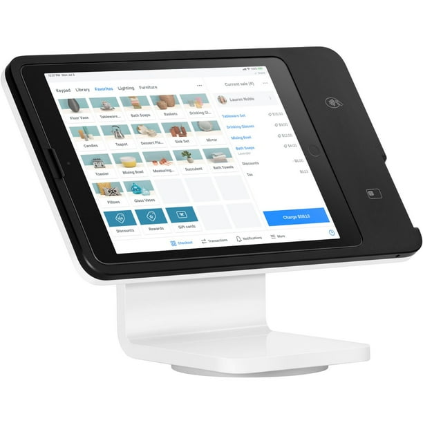 Square Stand ホワイト Square Stand With Contactless And Chip For Apple iPad, iPad