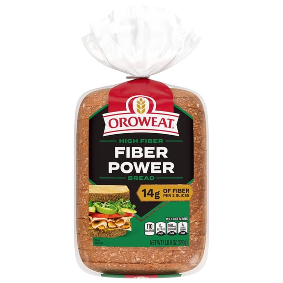 Oroweat High Fiber Fiber Power Bread, 24 oz.