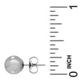 thumbnail image 4 of 7MM Stud Earring in 14K Gold, 4 of 7