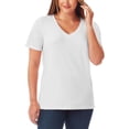 thumbnail image 1 of Member's Mark Women's Short Sleeve V-Neck Tee, 1 of 4