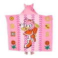 thumbnail image 2 of Kids Character 100% Cotton Hooded Towel With Hand Pockets, 2 of 9