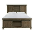 thumbnail image 3 of Society Den Jack Platform Storage Bed in Walnut, Assorted Sizes, 3 of 12
