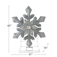 thumbnail image 6 of Member's Mark 42" Pre-Lit Crystal Iced Snowflake, 6 of 6