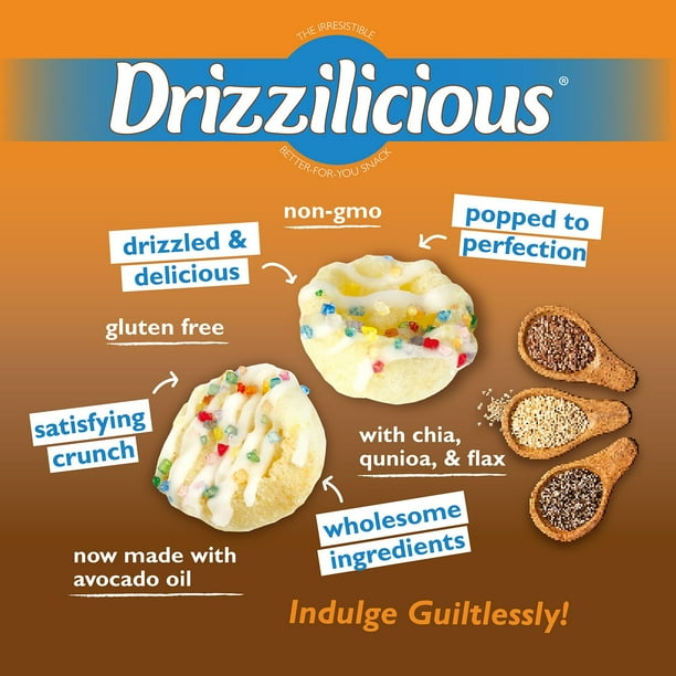 Drizzilicious Birthday Cake Mini Rice Cakes, 8 oz. - Samsclub.com