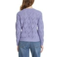 thumbnail image 3 of Nine West Women's Pointelle Boatneck Sweater, 3 of 6