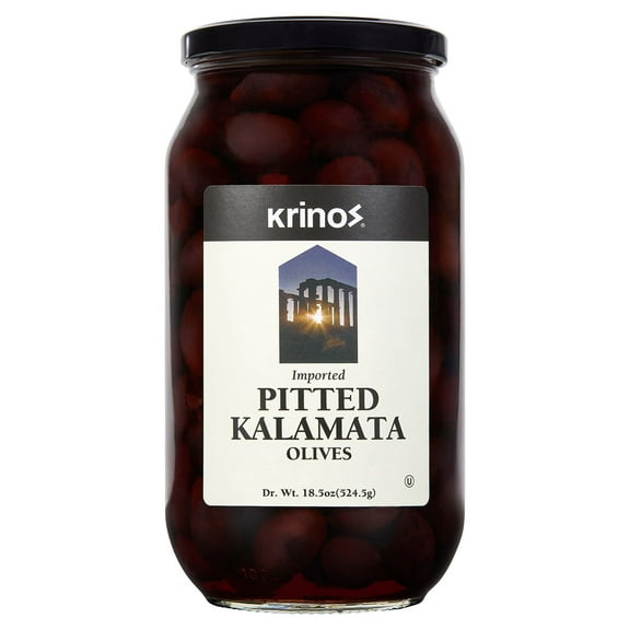 Krinos Kalamata Pitted Olives, 35.27 oz.