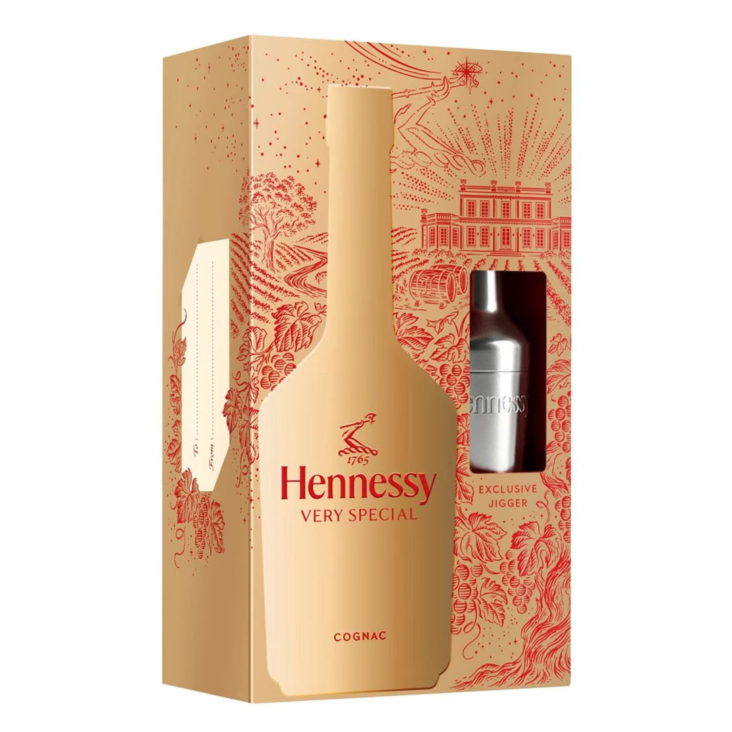 Hennessy Very Special Cognac Gift Pack with Shaker, 750 ml