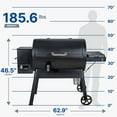 thumbnail image 8 of Member's Mark Pro Series 36" Pellet Smoker w/ Induction Burner, Smoke Tray, and Cover, 8 of 8