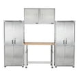 thumbnail image 1 of Seville Classics UltraHD 5-Piece Storage Cabinet System with Height Adjustable Workbench, 9' Wide, 1 of 15