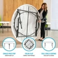 thumbnail image 3 of Lifetime 60" Round Commercial Grade Nesting Folding Table, 3 of 12